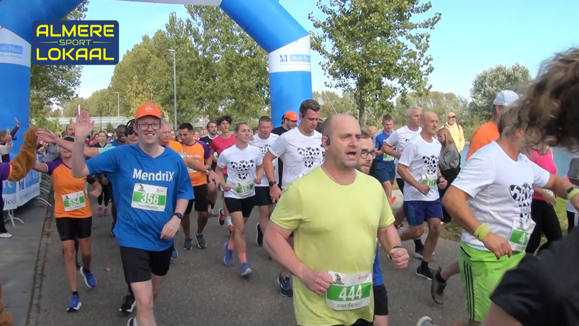 De start van de 10km